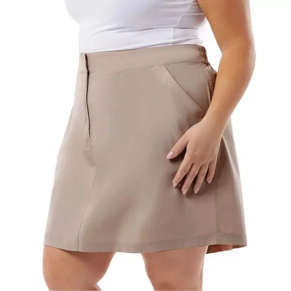 32 Degrees Cool Ladies Tech Short/Skort - Beige Marble - NWT - Picture 3 of 12